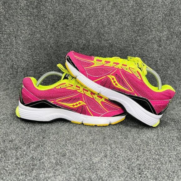 Saucony Ignition 4 Running Shoes Women's Size 10 Pink Yellow Athletic Training - Picture 8 of 12